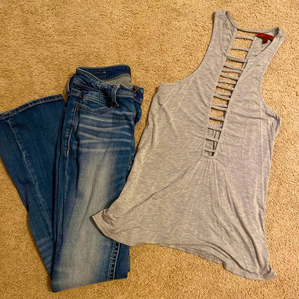 Cut out tank top